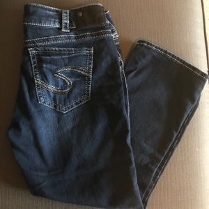 Silver Jeans Mid Capris